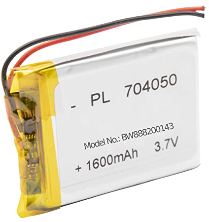 vhbw Akku Ersatz für Fatboy PN704050 für Tischlampe, Nachttischlampe (1600mAh, 3,7V, Li-Polymer)