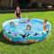Intex - Piscina de presión para niños con diseño de ballenas y delfines