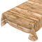 ANRO Wachstuch Tischdecke Holzoptik Hellbraun Rechteckig mit Einfassung – pflegeleicht & robust – abwaschbar für Küche, Garten, Esszimmer 100 x 140 cm (Rechteckig)