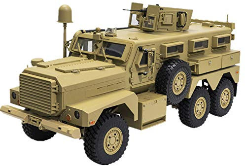 UIGJIOG Remote Controlled Vehicles 1/12 2.4 GHz Military Control Car RC Model Climbing Car Hummer Simulation Anti-Mine Avutation Branch,Standard version
