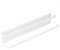 Double Bath Towel Bar Magnetic Towel Rack Towel Holder for Bathroom Kitchen(White)