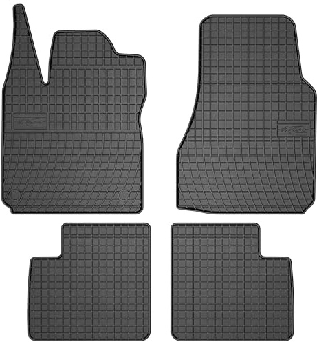 MOTOS Gummimatten Auto Fussmatte passend für Renault Twingo II 2007-2014 Hatchback Verbessern Sie Ihren Reisekomfort mit Antirutschmatte Auto - Allwetter fußmatten Auto, Schutz vor Verschmutzung