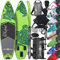 SUP Board Set 305x76x15 aufblasbar, Kajaksitz, Cam Halterung, Luftpumpe, Tragetasche, Rucksack, Drybag, Beinleine, Handytasche, Teleskoppaddel, Stand Up Paddle, Paddling, Paddelboard, Surfboard, 170kg