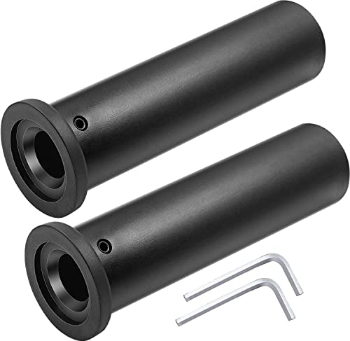 Abnaok Olympic Adapter Sleeve 8 - Converts 1 Standard Weight Plate Posts to 2 Olympic Weight Plate Posts (Pair)