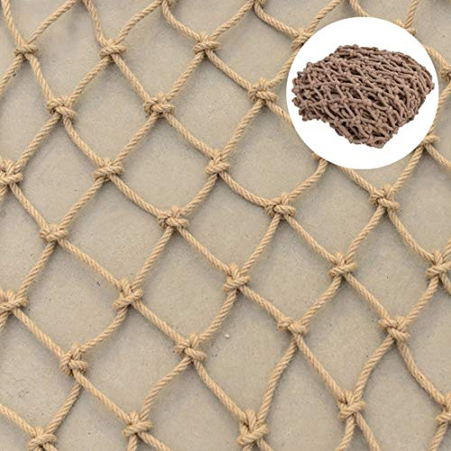 Sicherheitszaunnetz für Kinder, Haustiere, Katzen, Kinder Sicherheitsnetz Hochbett Netz Hanf Netz Schutznetz Seilnetz for Kinderspielplätze Natur Jutenetz Seilnetz for Balkon Schutz Spielplatz Treppe