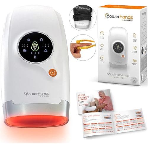 POWERFIT ACCELERATED TRAINING Massaggiatore Per Mani Per Artrite E Tunnel Carpiano: Massaggiatore Del Polso, Massaggio Mani, Massaggiatore Dita, Sollievo Del Tunnel Carpale, Artrite, Massaggiatori