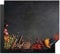 KitchenYeah© Herdabdeckplatte Einteilig Ceranfeld Abdeckplatte Küche Deko Ceranfeldabdeckung Herdabdeckung Induktionsmatte Kräuter - Beton - Lebensmittel - Gewürze - Schwarz - Paprika - 59x52 cm