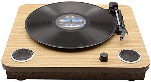 Tocadiscos Fonógrafo de Estilo Europeo Retro Café Restaurante Muebles nostálgicos Sala de Estar Tocadiscos de Vinilo Antiguo para Uso Diario
