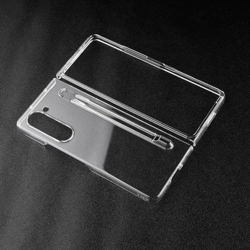 König Design Hülle, Handyhülle für Samsung Galaxy Z Fold5 Case Ultra Dünn Slim, Kratzfest Case Schutzhülle Hülle für Samsung Galaxy Z Fold5 (Transparent)