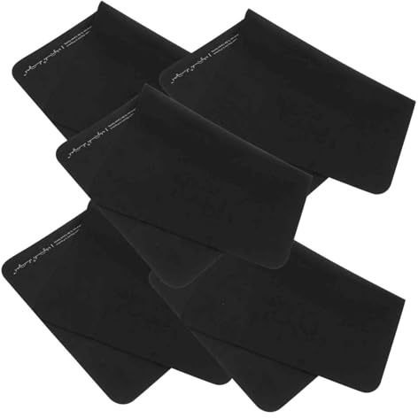 HEMOTON 5pcs Record Cleaning Cloth Car Cleaning Towels Car Wash Towels Eyeglasses Cleaning Cloth Cd Album Cleaner Cd Player Portable Vinyl Cleaning Brush Disk Dedicated No Damage Fiber