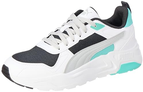 Puma Trinity 2 LT, Unisex Sneaker, Puma Black-COOL Light Gray-Puma White-Aquatic,