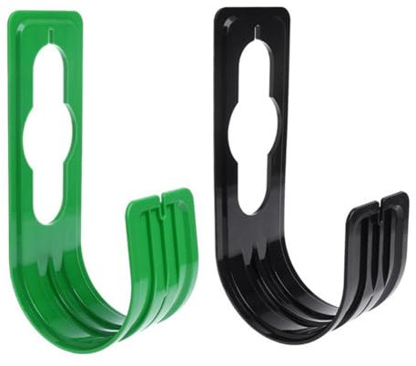 2 ganci di supporto per tubo – robusto supporto per tubo da giardino | organizer per ganci | ideale per tubo dell'acqua, prolunga