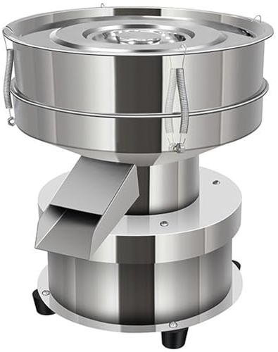HENGCMM Setaccio Vibrante Elettrico Setaccio Industriale Professionale per Polveri, Vibrovaglio Elettrico in Acciaio Inox per Polvere da Forno, Particelle di Cereali, Lavorazione Alimentare,10cm-110V