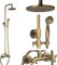 Duschsystem, Gebürstete Bronze, Antike Badezimmerarmaturen, Duscharmatur