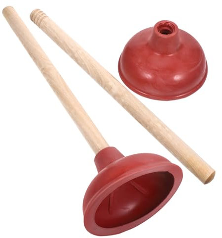 ORFOFE Accessorio per La Pulizia delle Fogne Closestool 2 Sturalavandini Rossi Facili da Usare per Bagno E Cucina