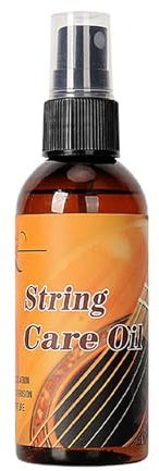 Sionhiuo Olio di limone per chitarra in legno, olio di limone per chitarra elettrica, detergente per chitarra elettrica, lucidante per tastiera, limone e cura 'olio, strumento di pulizia per