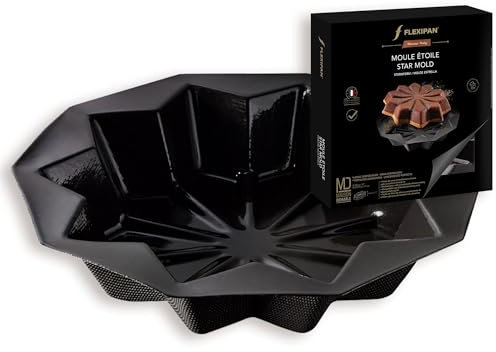 Flexipan Moule Gateau Silicone Forme Etoile 28 cm – Patisserie, Cuisine, Cake, Plat Salé - Cuisson Homogène, Antiadhésif - Anniversaire, Occasion Spéciale, Créativité - Démoulage Facile