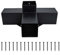 Kit pergola in acciaio legato con staffe e viti per legname 4x4 Crea il tuo spazio esterno personalizzato (A)
