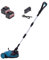 WRJAHCG Tondeuse sans Fil Gazon,Tondeuse Batterie 3 Hauteurs De Coupe,Légère Tondeuse Électrique Largeur De Coupe 21 Cm Jardin Petits Espaces,Two Batteries One Charge