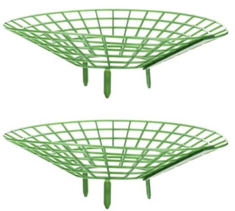 Soporte para Marco de Fresas, Enrejado trepador de Plantas, Soporte para Enrejado de jardín, plástico Verde, 2 uds.