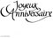 Artemio Joyeux Anniversaire Stempel, Holz, schwarz, 3,7 x 2,5 x 7,4 cm
