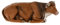 Marolin Ochse liegend, zu 12cm Figuren