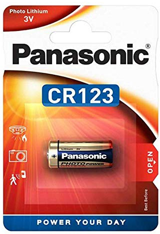 Panasonic Batterie Lithium Photo für z.B. Kameras CR 123 A P 1-BL