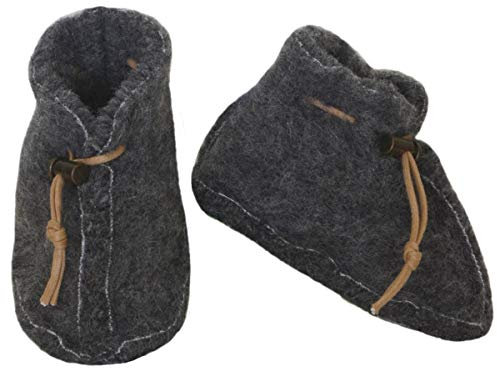 SamWo, Babyschuhe 100% natürliche Schafwolle mit Schnellverschluss BS M gr