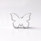 Schmetterling ca. 3,9 cm, Ausstecher, Ausstechform aus Edelstahl
