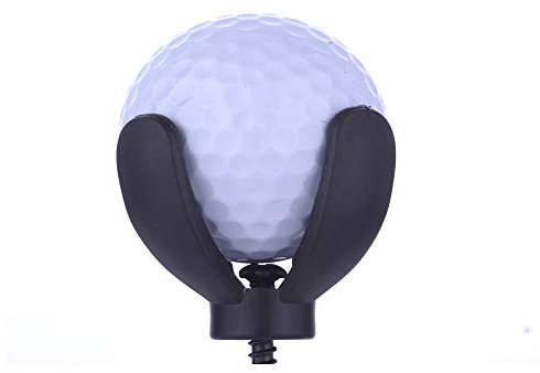 Aofocy 1 Stück Golf Ball Pick Up Werkzeug Ball Pick Up Retriever Grabber Klaue Sucker Werkzeug für Putter Grip Professional Golf Zubehör, schwarz