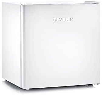 SEVERIN Mini congelador con 4 estrellas de congelación, congelador pequeño con estante intermedio, congelador bajo para hogares con poco espacio, 32 litros, blanco, GB 8882