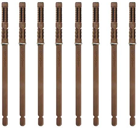 Staffa per Mensola Galleggiante Nascosta, 8 Pezzi Staffe per Mensola Invisibile, Heavy Duty Staffa Invisibile per DIY Mensole, Pareti Galleggianti, Soggiorno e Cucina (10 * 145mm)