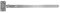 SOTECH Gartentorband M20 (770-870 mm) Edelstahl SS304 verstellbar Türband Band Torscharnier