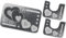 emmevi Tappeto Bagno Parure Morbido Antiscivolo Assorbente Lavabile Moderno MOD.ITACA Set 3 Pezzi Grigio