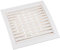 Steinberg 14 White Plastic 125mm Adjustable Air Vent Cover with Insect Mesh - 5 inch Air Vents for Interior Walls and Ceilings - Outdoor & Extractor Fan Ventilation Grilles
