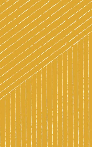 Yellow Minimalist Ruled Notebook - Bullet Journal - Yoga Journal - Meditation Journal - Travel Journal - 5 x 8 Inches - 128 Pages -