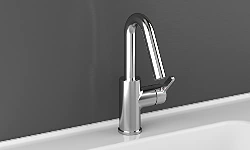 TIEMME 411820502 - Waschtischbatterie SOLIX mit seitlichem Griff, ohne Ablaufgarnitur