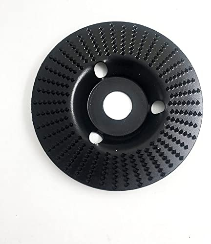 Taoxin Raspelscheibe Set, Holzfräser Raspelscheibe holz 125mm, Holzfräser für Winkelschleifer (Ø 125 mm x 22,2 mm), Robust und Langlebig, Kohlenstoffstahl C45-Material, Schwarz