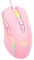PHNIXGAM Wired Gaming Mouse, Ergonomic RGB Computer Mouse with RGB Backlight, Adjustable DPI UP to 6400, 7 Programmable Buttons for Windows Vista Linux (Pink)