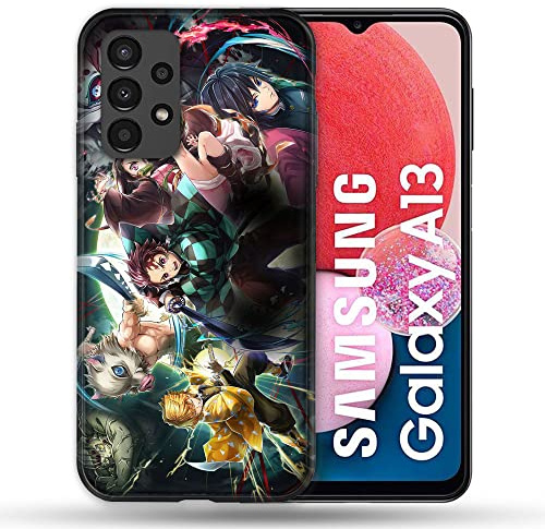 Cokitec Schutzhülle für Samsung Galaxy A13 / A04S, Manga, Demon Slayer Gruppe, Mehrfarbig