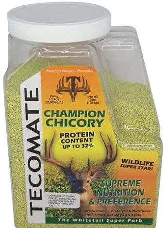 Tecomate Champion Chicory (3 LBS and 25 LBS)- Food Plot Seed