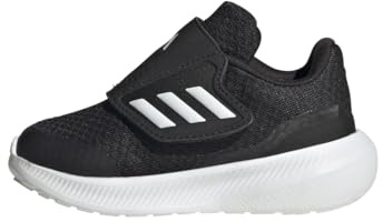 adidas Unisex Baby RunFalcon 3.0 Hook-and-Loop Shoes, Core Black / Cloud White / Core Black, 20 EU
