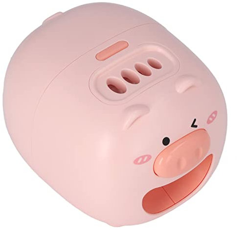 Fdit Sonnenblumenkern-Schälermaschine, Elektrischer Automatischer Melonenkernöffner, der Cracker-Schäler Schält, Niedliche Schweineform, Typ C-Aufladung (Niedlich)