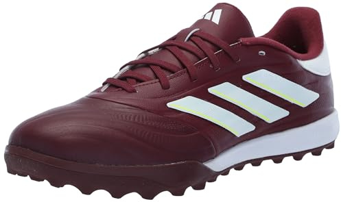 Adidas Unisex-Adult Copa Pure II League Turf, Shadow Red/White/Team Solar Yellow, 10