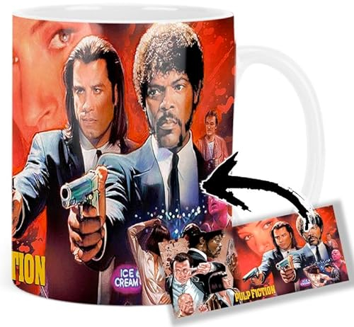 Pulp Fiction John Travolta Samuel L Jackson Quentin Tarantino Tasse Keramikbecher Mug