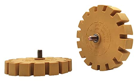 Aufkleber Entferner Radiergummi Rad Werkzeug Kit 4 Zoll Gummi Bohrmaschine Befestigung Auto Kleber Nadelstreifen Aufkleber Entfernung Werkzeug Gummi Radiergummi Rad Auto Aufkleber Aufkleber 4 Zoll