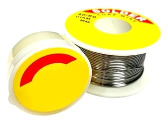 TEMPO DI SALDI Filo Stagno Bobina Rocchetto 40/60MM Per Saldature Nucleo Elettrica E Flussante