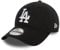 New Era Los Angeles Dodgers MLB Washed Schwarz Verstellbare 9Twenty Cap - One-Size