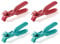 Asheyya 4PCS Multi-Purpose Anti-Scald Bowl Holder Clip for Kitchen, Silicone Non-Slip Anti Scalding Clip (Red, Green)