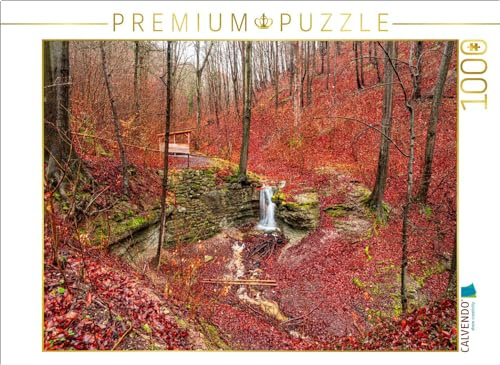 CALVENDO Puzzle Wasserfall am Burschenplatz | 1000 Teile Lege-Größe 64 x 48 cm Foto-Puzzle für glückliche Stunden